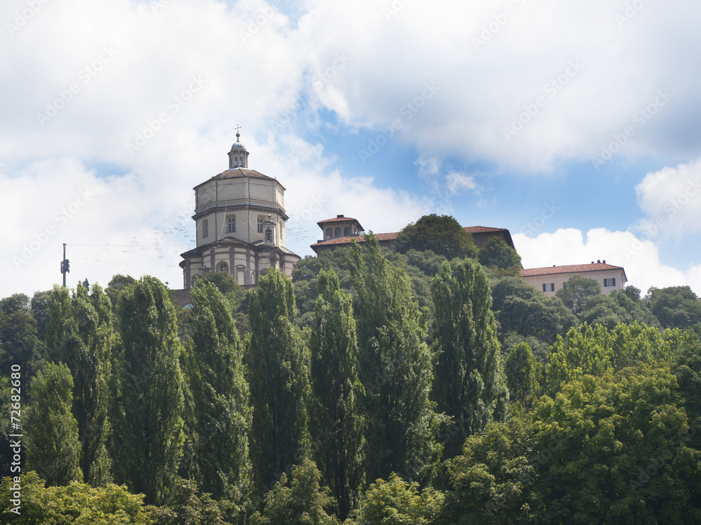 Capucin Monastery above the City of Turin in Northern Italy
