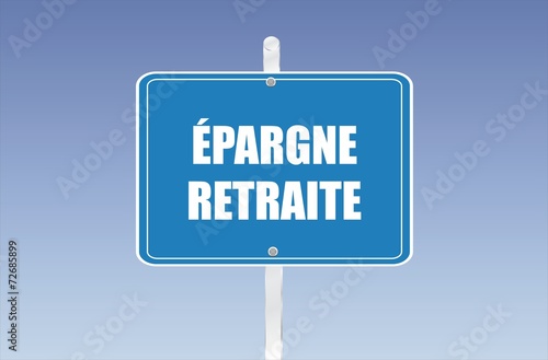 panneau épargne retraite