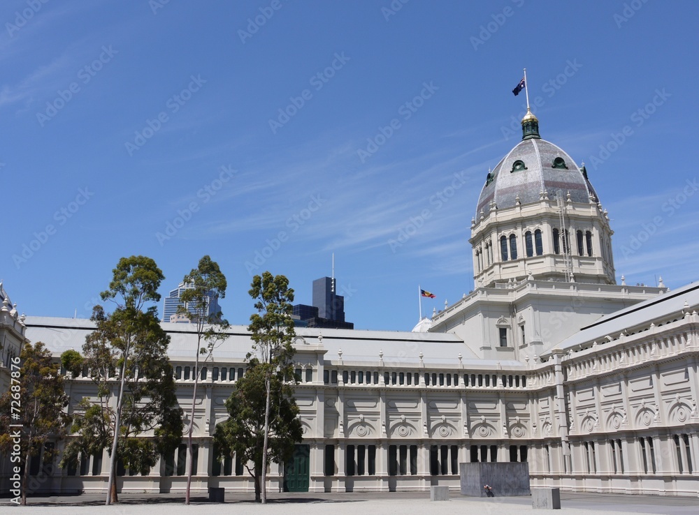 The Royal Exhibition Building in Carlton Gardens in Melbourne