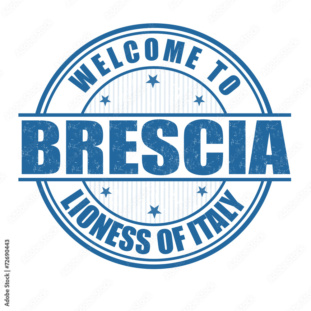 Welcome to Brescia stamp