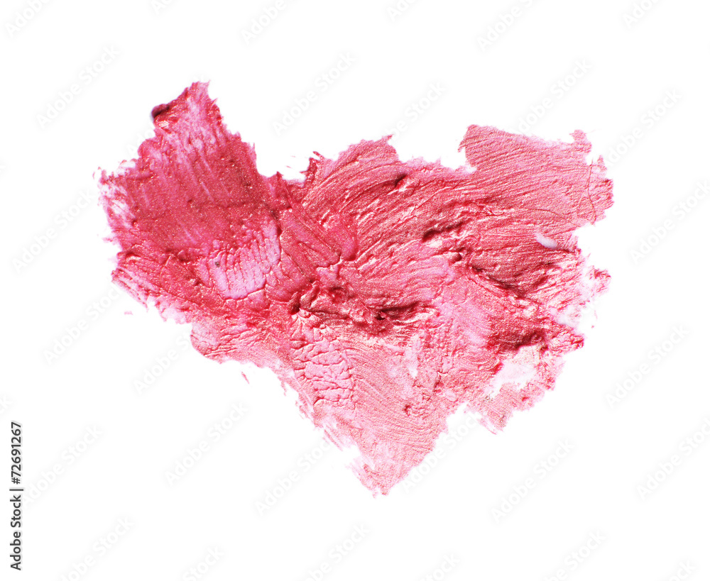 Fototapeta premium Beautiful lipstick isolated on white