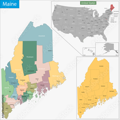 Maine map