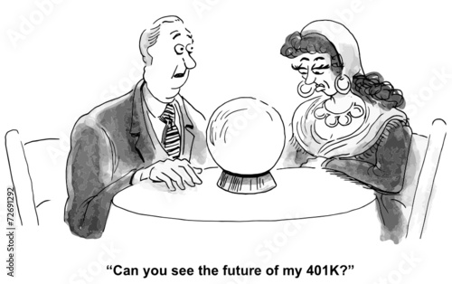 "Can you see the future of my 401k?"