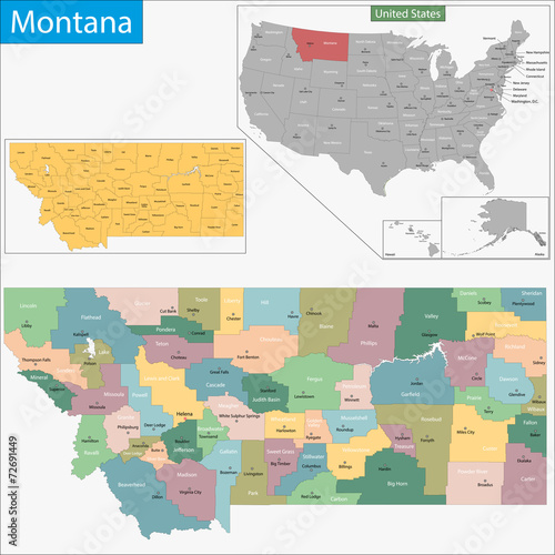 Montana map