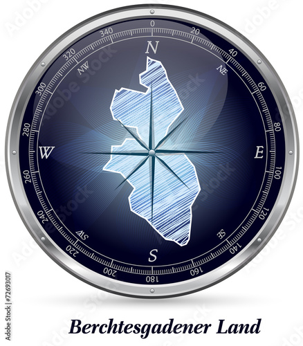 Karte von Berchtesgadener-Land