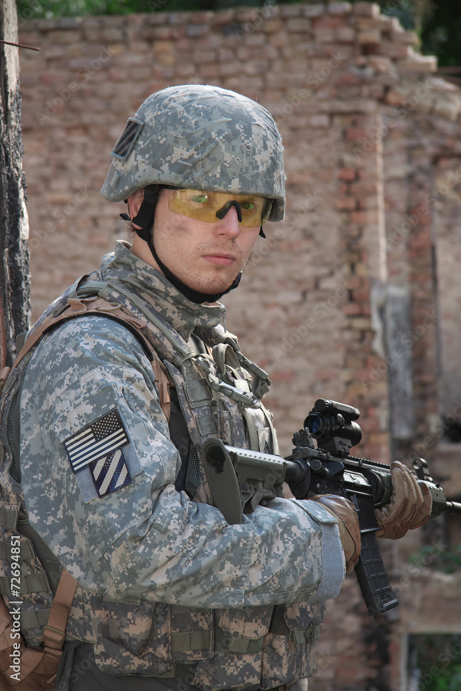 Fototapeta premium US Soldier