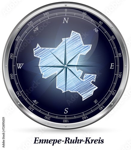 Karte von Ennepe-Ruhr-Kreis