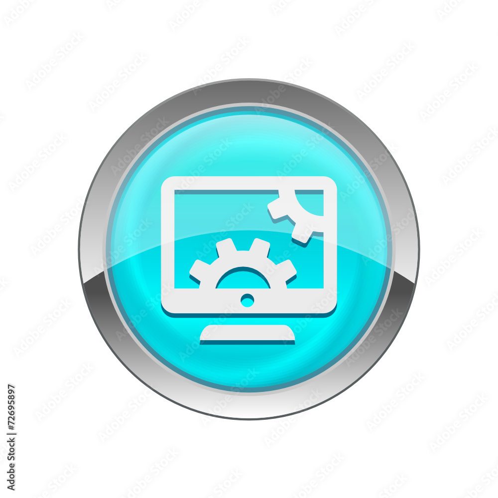 Glossy Vector Icon Glossy Vector Icon