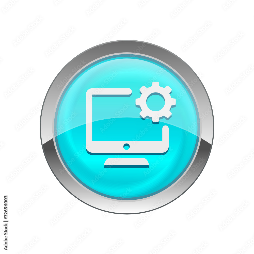 Glossy Vector Icon Glossy Vector Icon