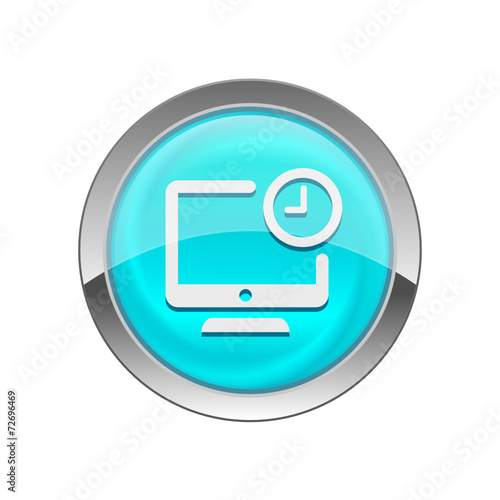 Glossy Vector Icon photo