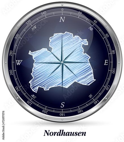 Karte von Nordhausen