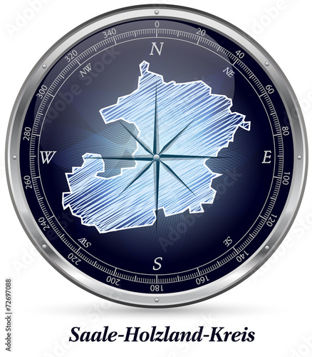 Karte von Saale-Holzland-Kreis