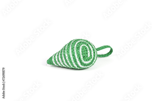 fiber bags isolated on whit...