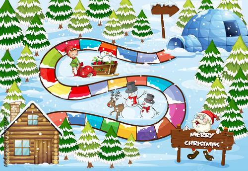 Christmas board game