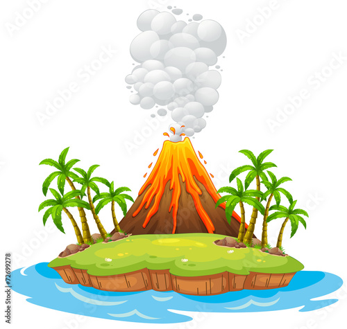 Volcano island
