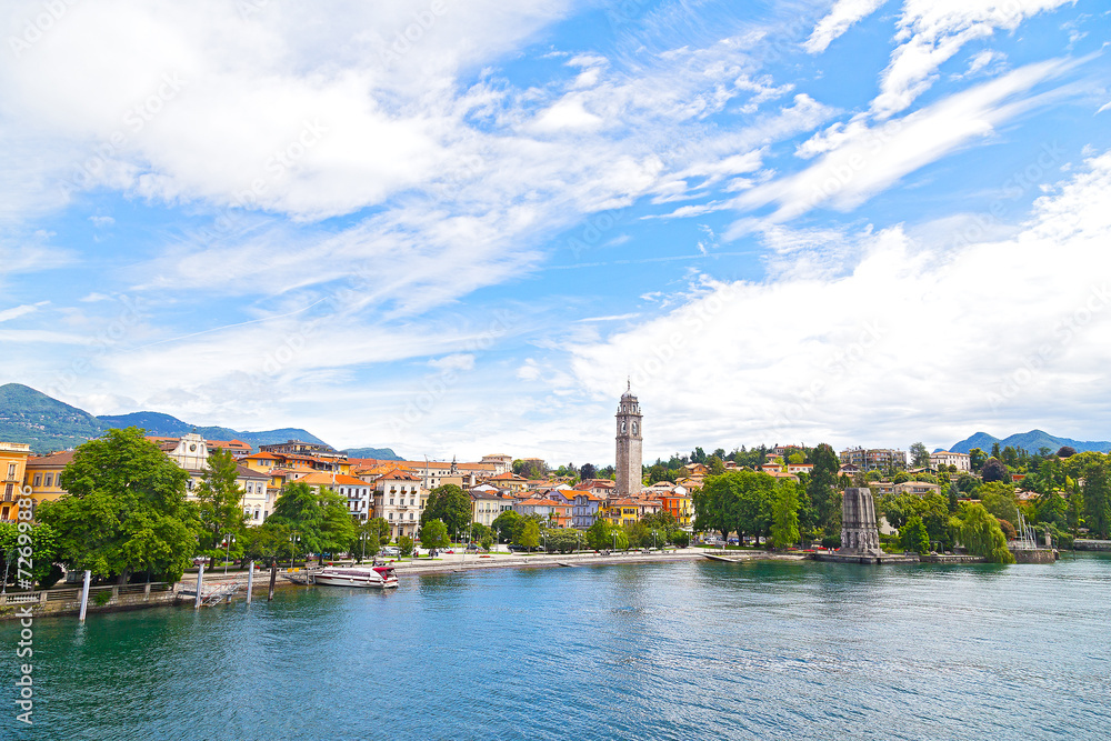 Town on the Lake Como in summer, Northern Italy. Town on the Lake Como in summer, Northern Italy.