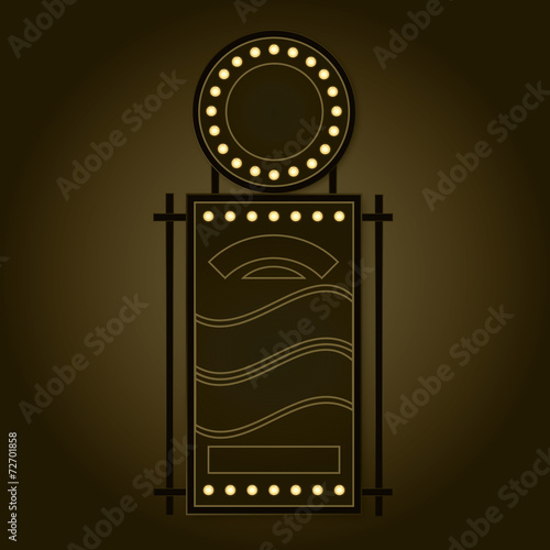 Prohibition Era Boardwalk Sign