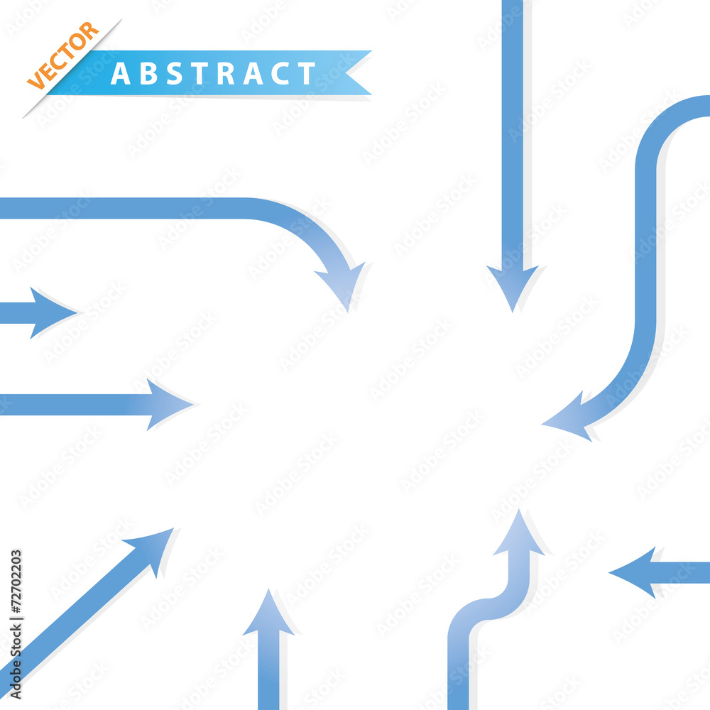 Abstract arrow design Abstract arrow design