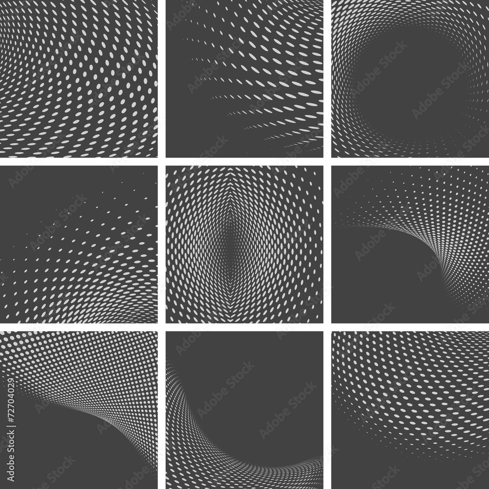 Set of dotted abstract forms Set of dotted abstract forms