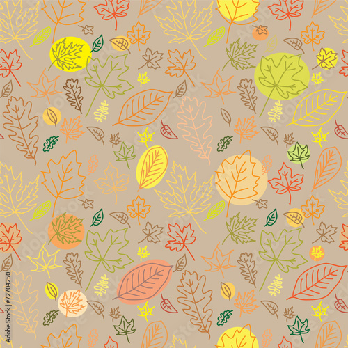 seamless texture of autumn