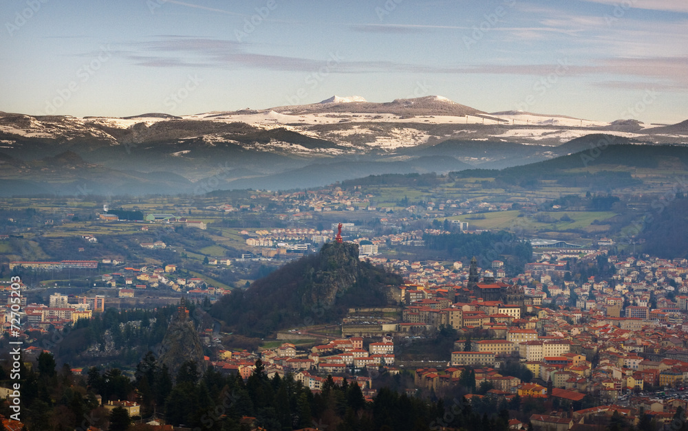 Obraz premium Le Puy en Velay - Mézenc