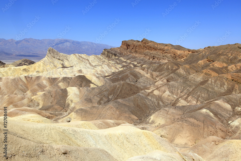 Zabriskie point, death valley