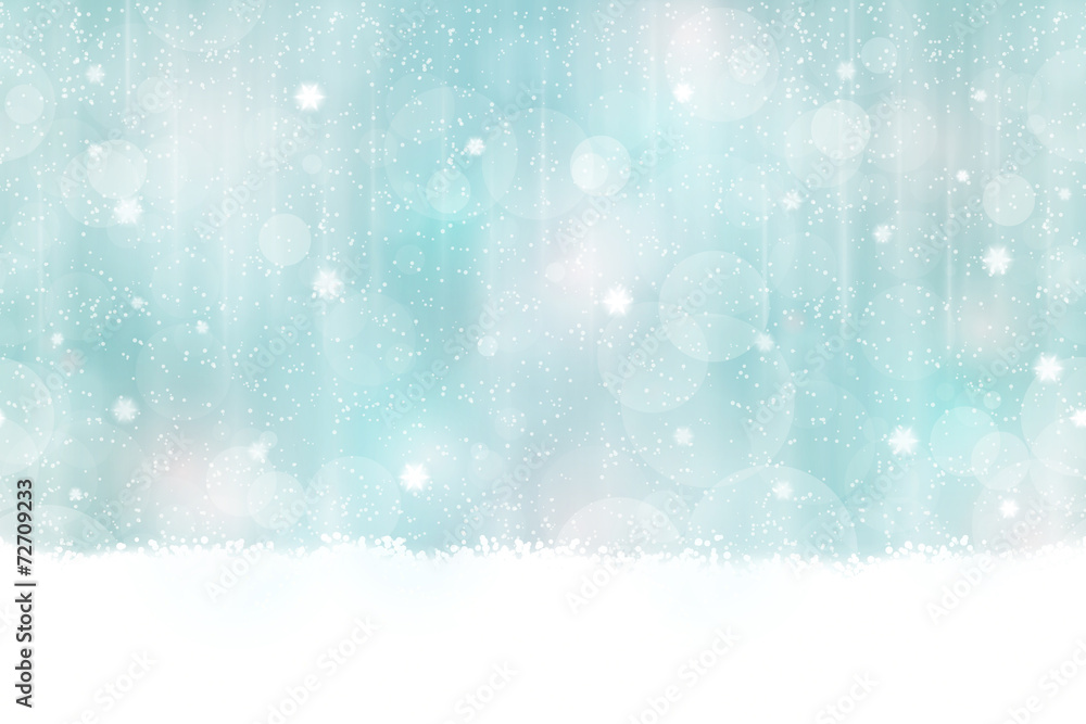 Winter bokeh background seamless horizontally Winter bokeh background seamless horizontally