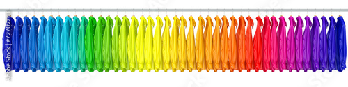 Hemden in den Farben vom Regenbogen #72709203