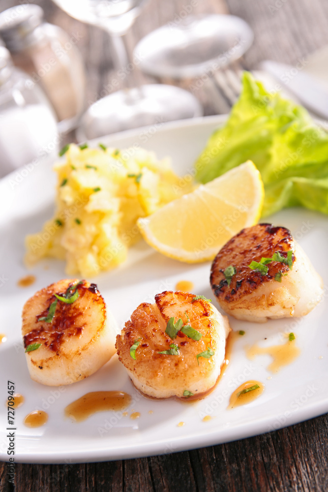 seared scallop seared scallop