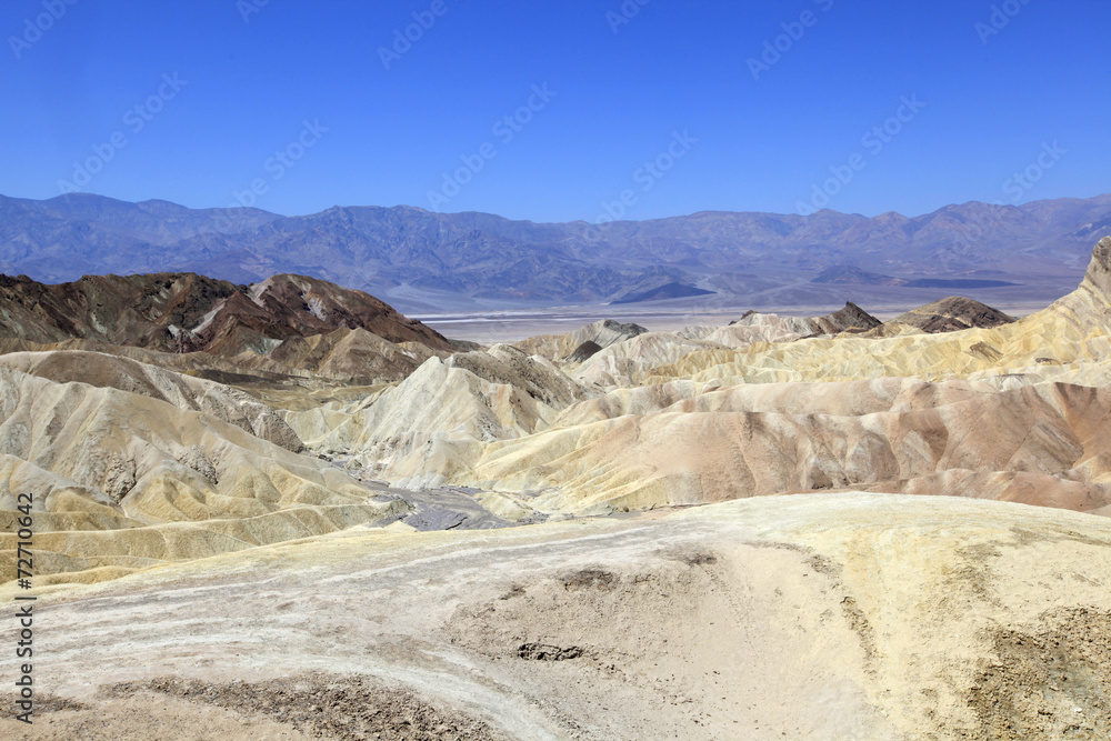 Zabriskie point, death valley Zabriskie point, death valley