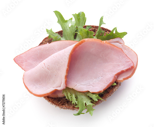 Sandwich with pork loin