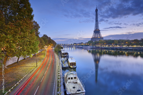 Eiffel tower in Paris, France. © rudi1976