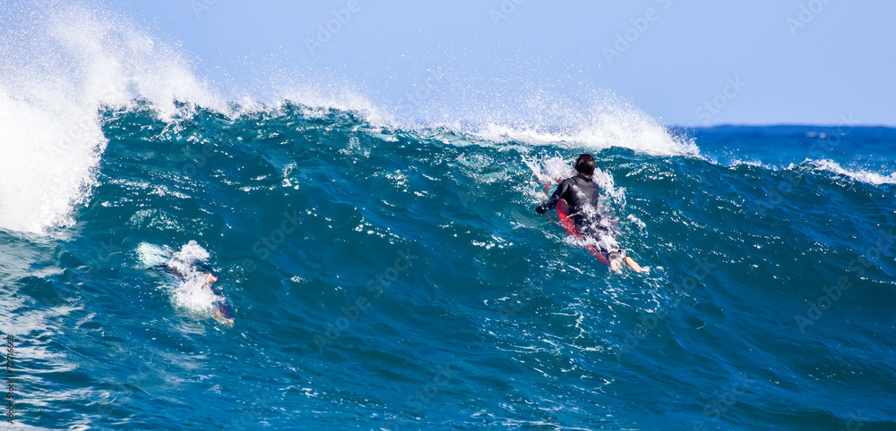 Obraz premium Surfers