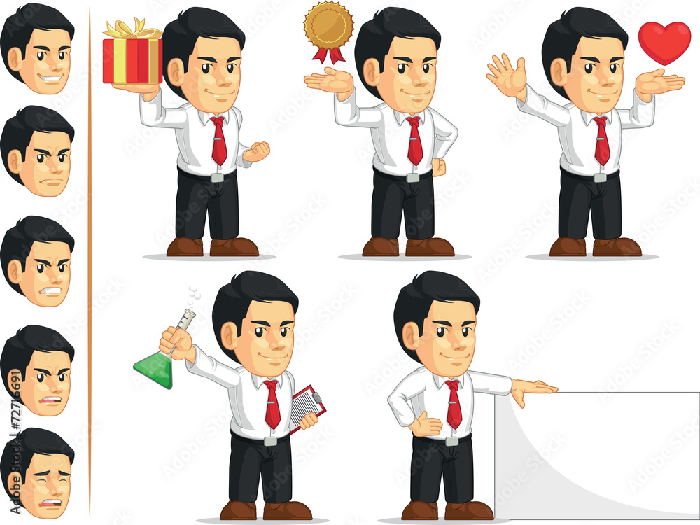 Office Worker Customizable Mascot 4 Office Worker Customizable Mascot 4