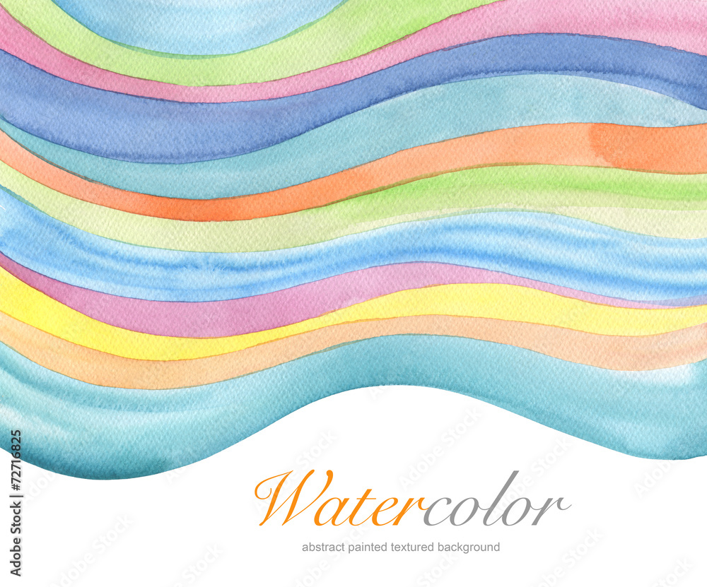 Naklejka premium Abstract acrylic and watercolor painted background.Paper texture