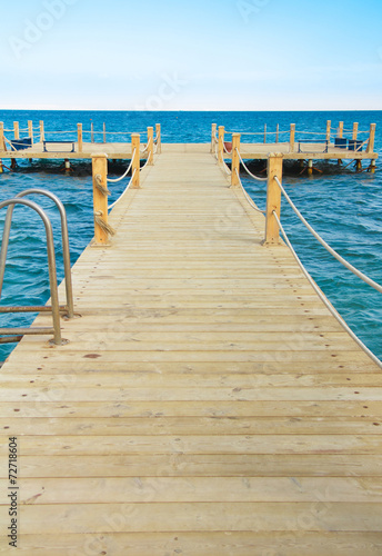 Pier in Heavenly Blue Place