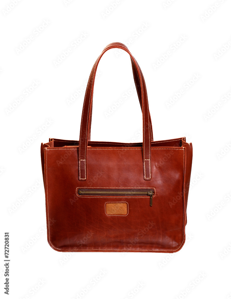 Women's handbag on white background Women's handbag on white background