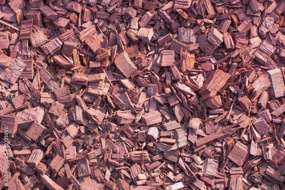 Φωτογραφία Background from small red pieces of wood