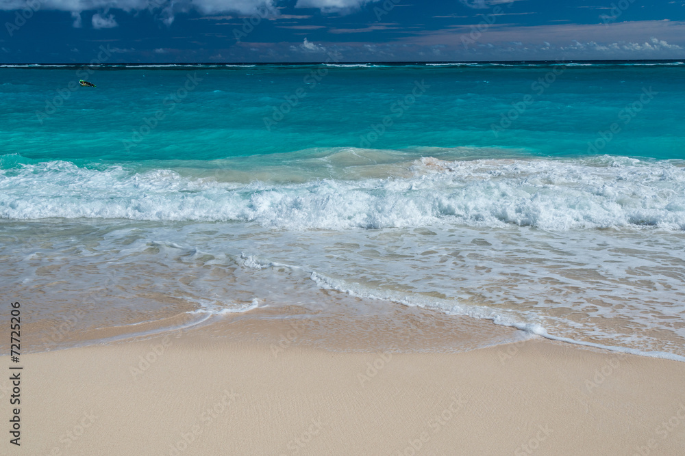 Tropical Barbados beach background