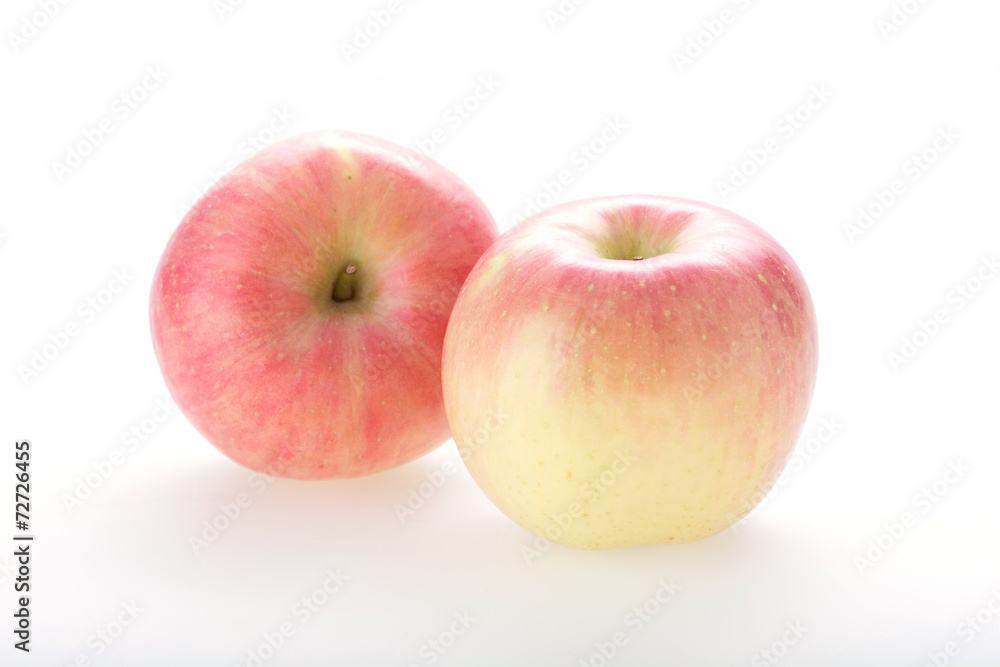 apple fuji isolated on white background apple fuji isolated on white background