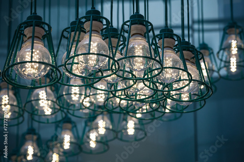 Stylized vintage illumination with modern LED lamps