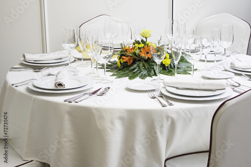 Wedding table photo