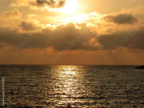 Tyrrhenian Sea  sunset