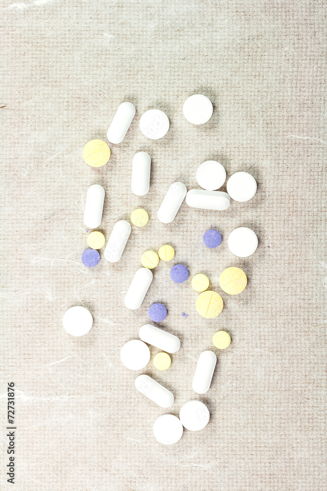 Expired tablets. Expired tablets.