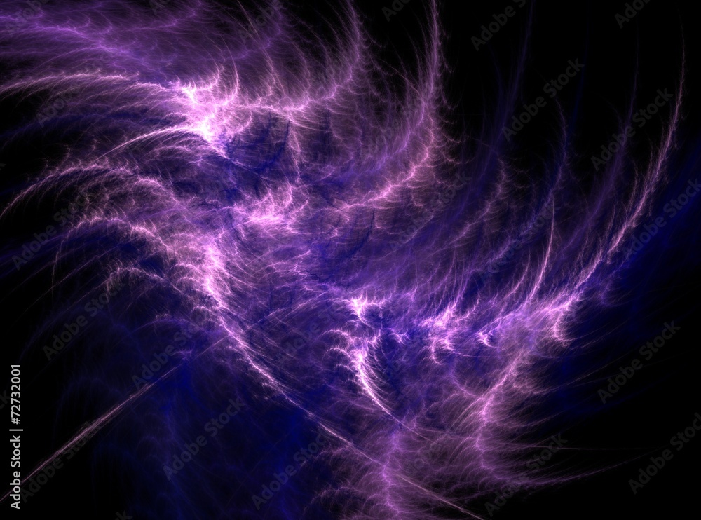 Purple abstract fractal effect light background