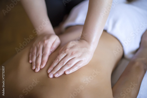 Young man having a massage © BGStock72