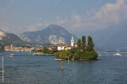 The fishermen island, Borromean Islands, Lake Maggiore, Piedmont