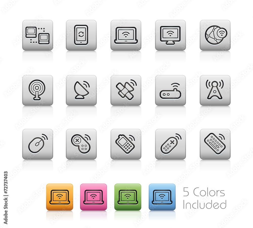 Wireless Communications - EPS with 5 colors in different layers Wireless Communications - EPS with 5 colors in different layers