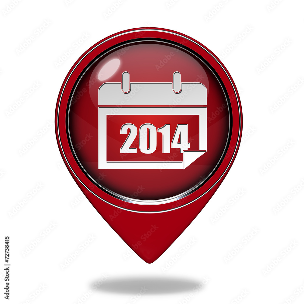 calendar pointer icon on white background calendar pointer icon on white background