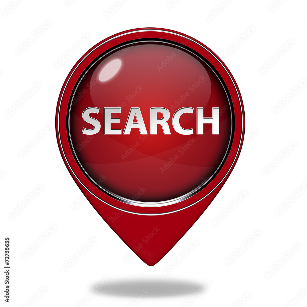 search pointer icon on white background search pointer icon on white background